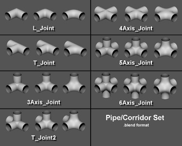 Pipe Junction Set preview image 1